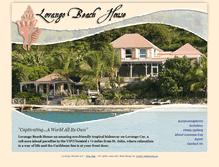 Tablet Screenshot of lovangobeachhouse.com